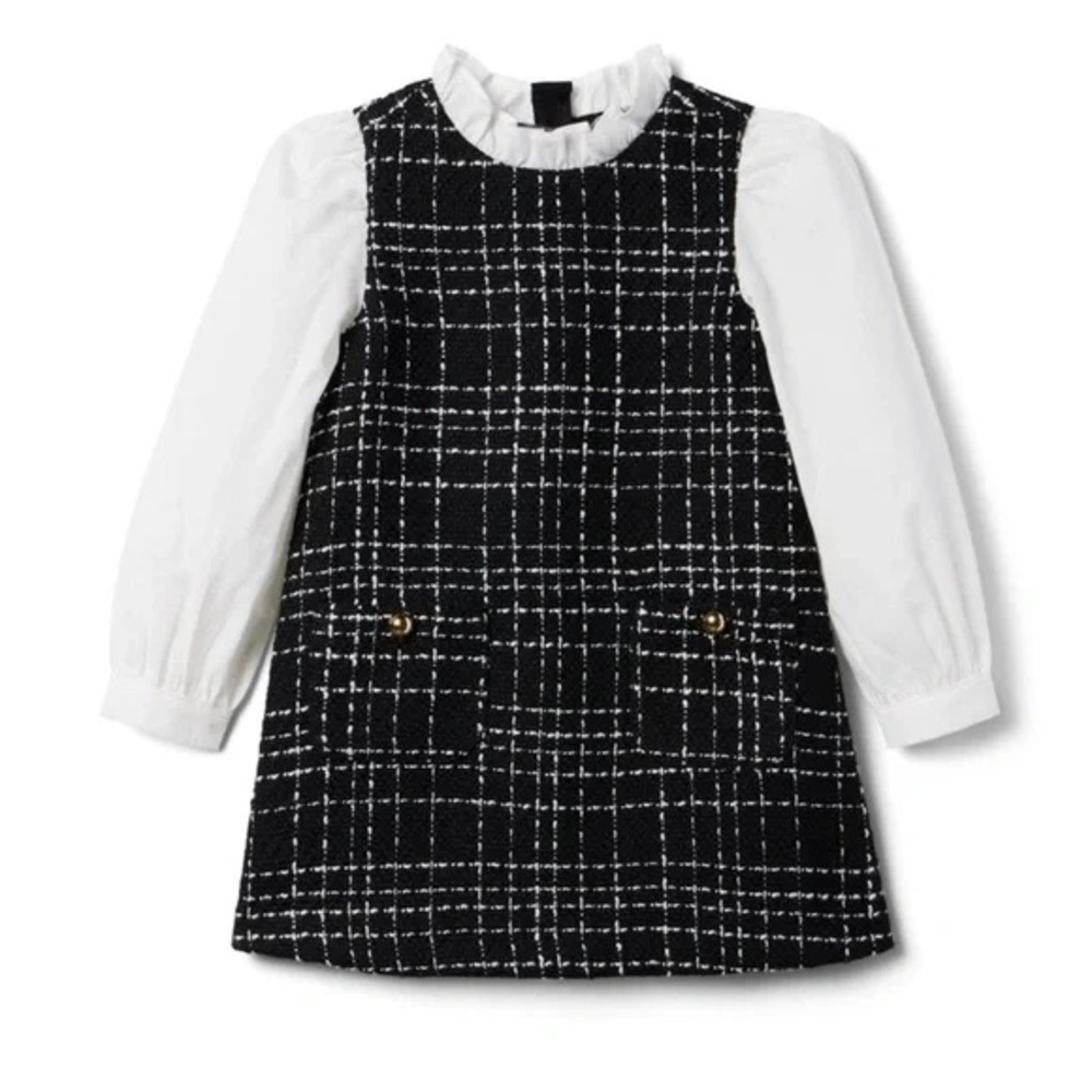 Janie and Jack downtown tweed dress size 7